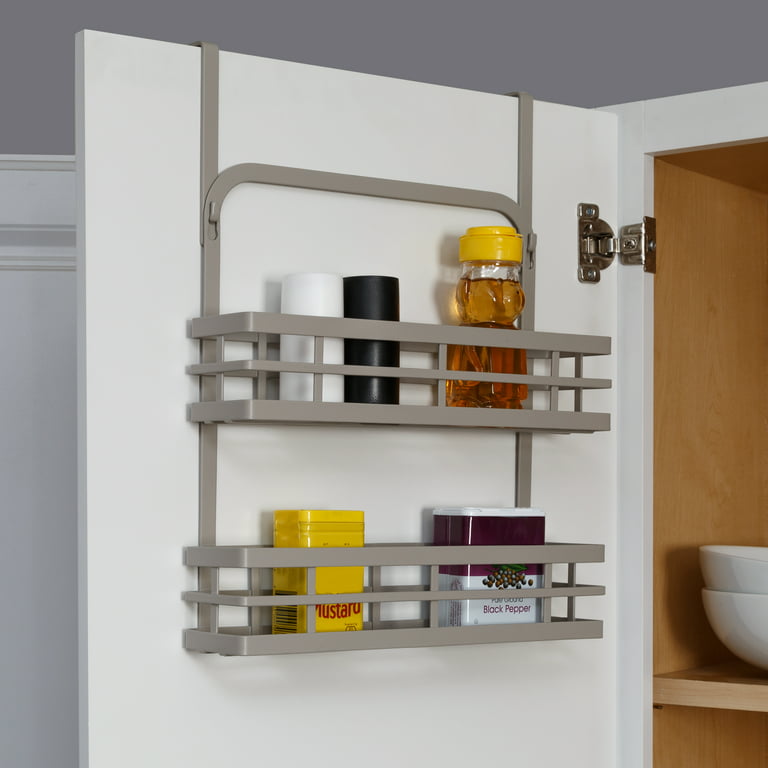 Kitchen Details 3 Tier Spice Rack Shelf Organizer - Grey
