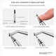 thumbnail image 5 of 10 Piezas Universal Stylus Pen Disco Transparente Pantalla Capacitiva LáPiz TáCtil Punta de Repuesto Dibujo Escritura Nib Cabezal de LáPiz, 5 of 5