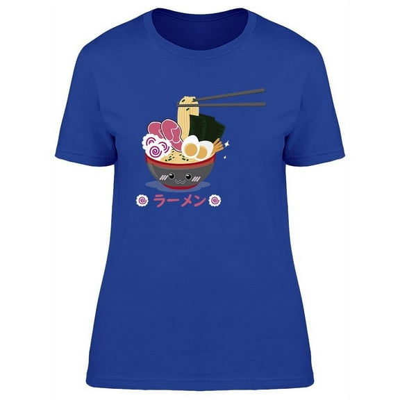 Ramen Food Kawaii T-Shirt Women -Image by Shutterstock, Female 3X-Large