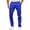 Blue-1, variant on Men's Pants with Pocket Loose Fit Pleated Casual Pants Dress Work Trousers Slacks Workout Jogging Sweatpants Army Green-1 S