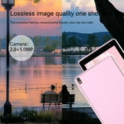 7 inch Tablet Android 15 Tablets, 8GB RAM 32GB ROM 1TB Expandable, Quad-Core Processor Tablet PC, WiFi6, 3000mAh Battery, Bluetooth, 1024 x 600 IPS Touch Screen, 5MP Dual Camera, GMS Certified, Pink