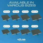 Kolbs Gel Extreme | Wheelchair Cushion Gel Seat Cushion | 3 Inch Thick (16 x 16 x 3)