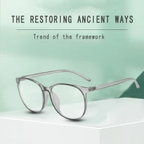 Delayuji Reading Glasses for Women Gaming Glasses Computer Anti-Fatigue Blue Light Blocking Filter Eyeglasses Sunglasses Men Gray One Size