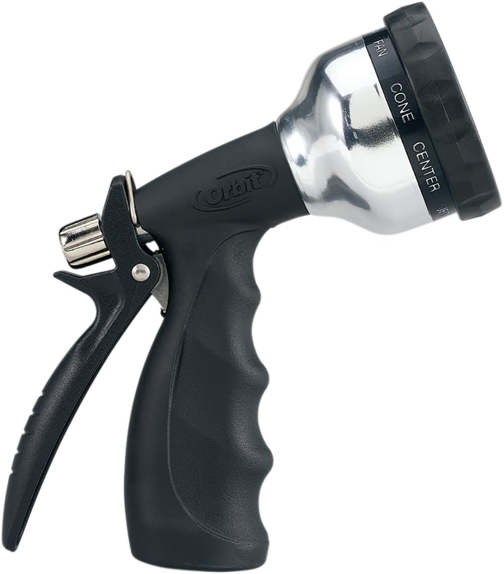 Ultralight 10-Pattern Turret Pistol Hose Spray Nozzle 58339