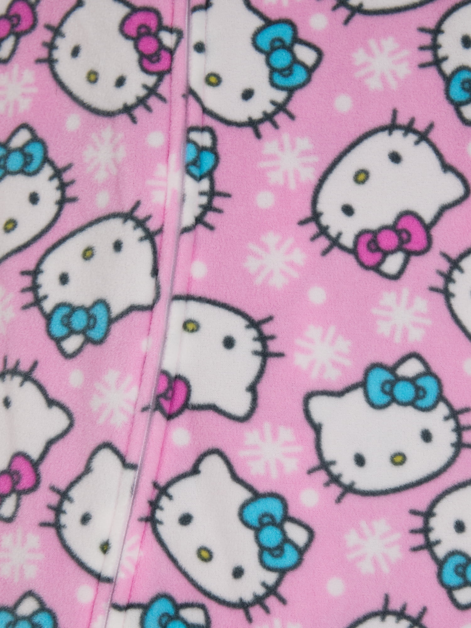 Hello Kitty Toddler One-Piece Footed Blanket Sleeper, Sizes 12M-5T