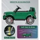 thumbnail image 5 of Yeshouse coche eléctrico infantil Land Rover con licencia oficial, 12 V, mando a distancia para padres, 3 velocidades, faros LED, suspensión de muelles, ideal para niños de 5 a 8 años, 5 of 7