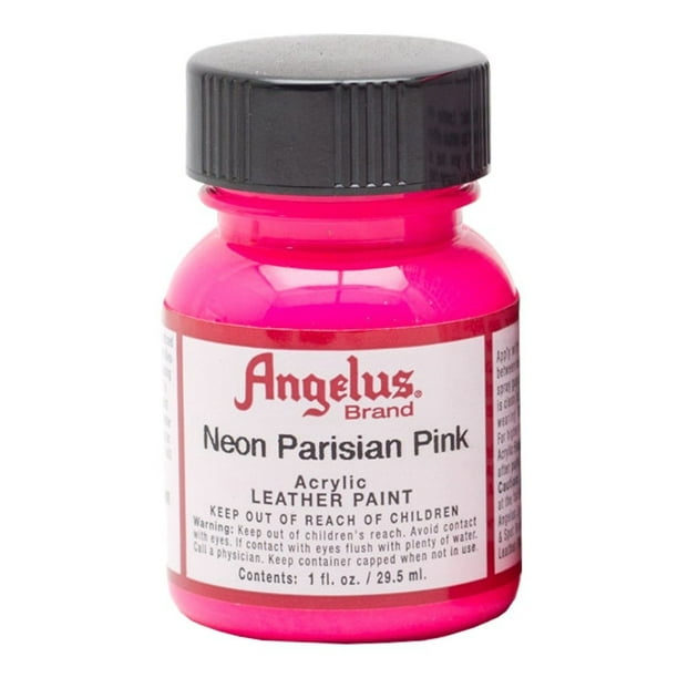 Angelus® Neon Leather Paint, 1 oz., Parisian Pink