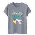 thumbnail image 4 of Liquidation! T-shirts Graphiques Uooqdmx, T-Shirt 100 Jours d'École, T-Shirts de Rentrée Scolaire, T-Shirt 100 Jours d'École T-Shirts d'Enseignant Joyeux 100e Jour, T-Shirts d'Enseignant, Gris P, 4 of 5