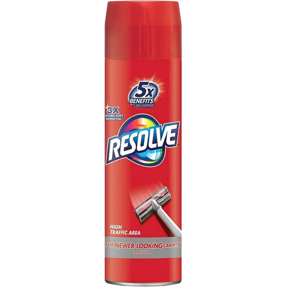Resolve 22 oz Can, High Traffic Carpet Foam, Cleans Freshens Softens & Removes Stains