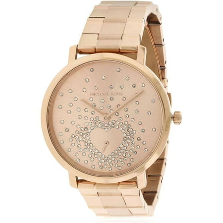 Michael Kors Jaryn Rose Gold-Tone Two-Hand Watch and Bracelet Gift Set Women's Watch, MK3621