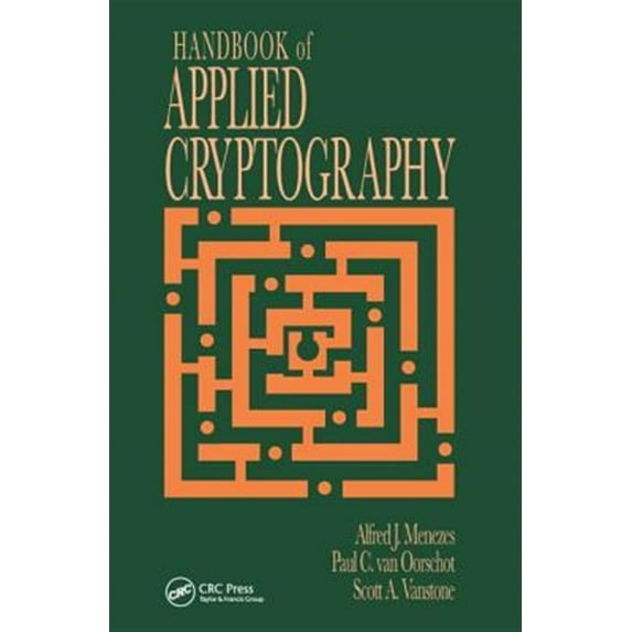 Pre-Owned Handbook of Applied Cryptography (Discrete Mathematics and Its Applications) Paperback