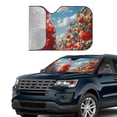thumbnail image 4 of Fuzoiu Tomato Field Bottle Print Car Windshield Sun Shade,Block Uv Rays Sunshade,Foldable Front Window Sun Visor Protector for Car,SUV,Truck-Keep Vehicle Cool-Tomato Field Bottle, 4 of 8