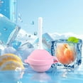 thumbnail image 3 of 2-Pcs Food-Grade Silicone Popsicle Mold Set - Ice Ball & Snow Cone Maker, Dishwasher Safe & Lollipop Shapes for Summer Treats, Homemade Ice Cream, and Healthy Snacks, 3 of 5
