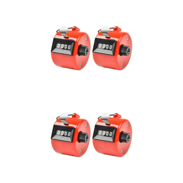 Maytalsory 2pcs Materials Unisex Hand Tally For Easy And Accurate Counting Easy To Red 2Set