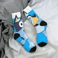 thumbnail image 5 of Silaia Bluey Print Adult Socks, Athletic Socks, Mens and Womens Crew Cushion Socks,Work Athletic Running Socks,Casual Breathable Socks, 5 of 6