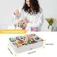thumbnail image 5 of Musical Note Portable PU Leather Jewelry Stand with Removable Compartment, Display Case, Earring Holder, and Organizer Box, 5 of 6