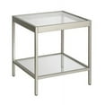 thumbnail image 5 of Evelyn&Zoe Alexis 20" Wide Square Side Table, Nickel, 5 of 9