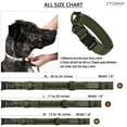 thumbnail image 4 of CTCMSP Pet Tactical Dog Collar Adjustable Military Training Nylon Dog Collar for Small Medium Large, 4 of 5