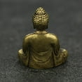 thumbnail image 3 of Estatua decorativa de Buda perfecl meditación latón 2.2x3cm 0.86x1.18 pulgadas, 3 of 8
