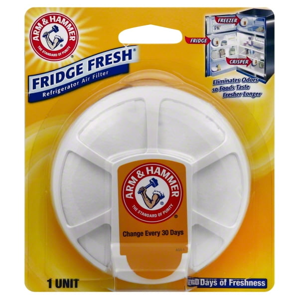 Arm /& Hammer Refrigerator Air Filter Unscented Carded Pack of 8