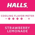 thumbnail image 6 of HALLS Cough and Throat Relief Plus Energy Support, Strawberry Lemonade Cough Drops, 25 Drops, 6 of 14