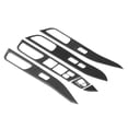 thumbnail image 1 of Carbon Fiber Glass Lifting Panel Decor Window Switch Trim Window Lifter Cover Window Switch Panel Trim 7pcs Carbon Fiber Window Switch Cover Glass Lifting Panel Decor Trim Fit For, 1 of 8