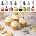 thumbnail image 6 of Spritz Cookie Press Gun Kit,Stainless Steel Cookies Press Gun Kit with 8 Icing Tips And 16 Cookies Discs And 1 Cleaning Brush Perfect for Diy Christmas Cookies And Decorating Cookies,Gifts for Women, 6 of 9