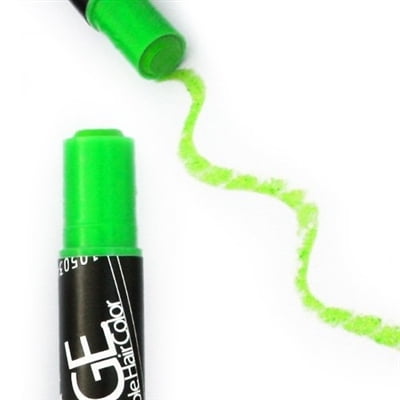 Lime Green Hair Color Chalk Pen For Coloring Hair Great for Fun, Halloween, or Cosplay No Mess Roll Up Applicator