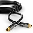 thumbnail image 3 of 10m Digital Optical Audio Cable / TOSLINK Cable (TOSLINK to TOSLINK, Fiber Optic Cable for Home Theater, PS4, Xbox) Pro Series CCTV Cable & Adapter, 3 of 4