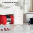 thumbnail image 2 of WHAMVOX Conteneur de Cotons Transparent en Plastique pour Femmes Lot de 1, 2 of 8