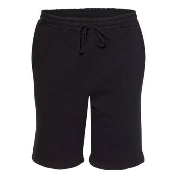 Men's Empire Midweight Fleece Shorts , Black , XS