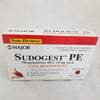 Major Sudogest PE Nasal Decongestant Tablets 10 mg. 36/Box