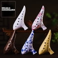 thumbnail image 2 of Zeiwohndc Premium Ceramic 12 Hole Ocarina Portable for Music Enthusiasts and Students, 2 of 18