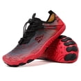 thumbnail image 2 of Men's Quick Dry Water Shoes Barefoot Swim Sneakers with Adjustable Elastic Lace, Lightweight Breathable Non Slip Aqua Shoes for Beach Hiking Kayaking Pool Walking and Fitness Training, 2 of 9