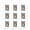 Opaque, variant on Bah Hum Pug 1" Planner Calendar Scrapbooking Crafting Clear Stickers