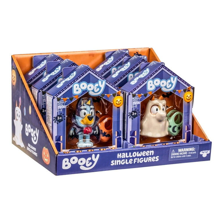 Bluey Booey Halloween Ghost Bingo Figure with Trick-or-Treat Bag