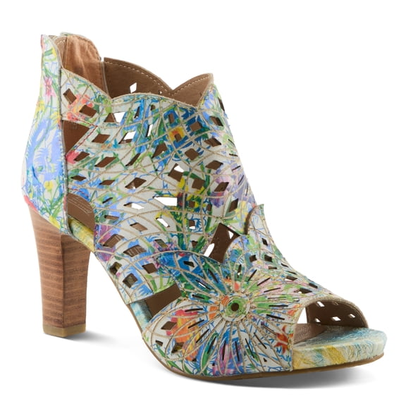 L`Artiste Amora-Fire Women’s Hand-painted Shootie with Soft All-day Comfort