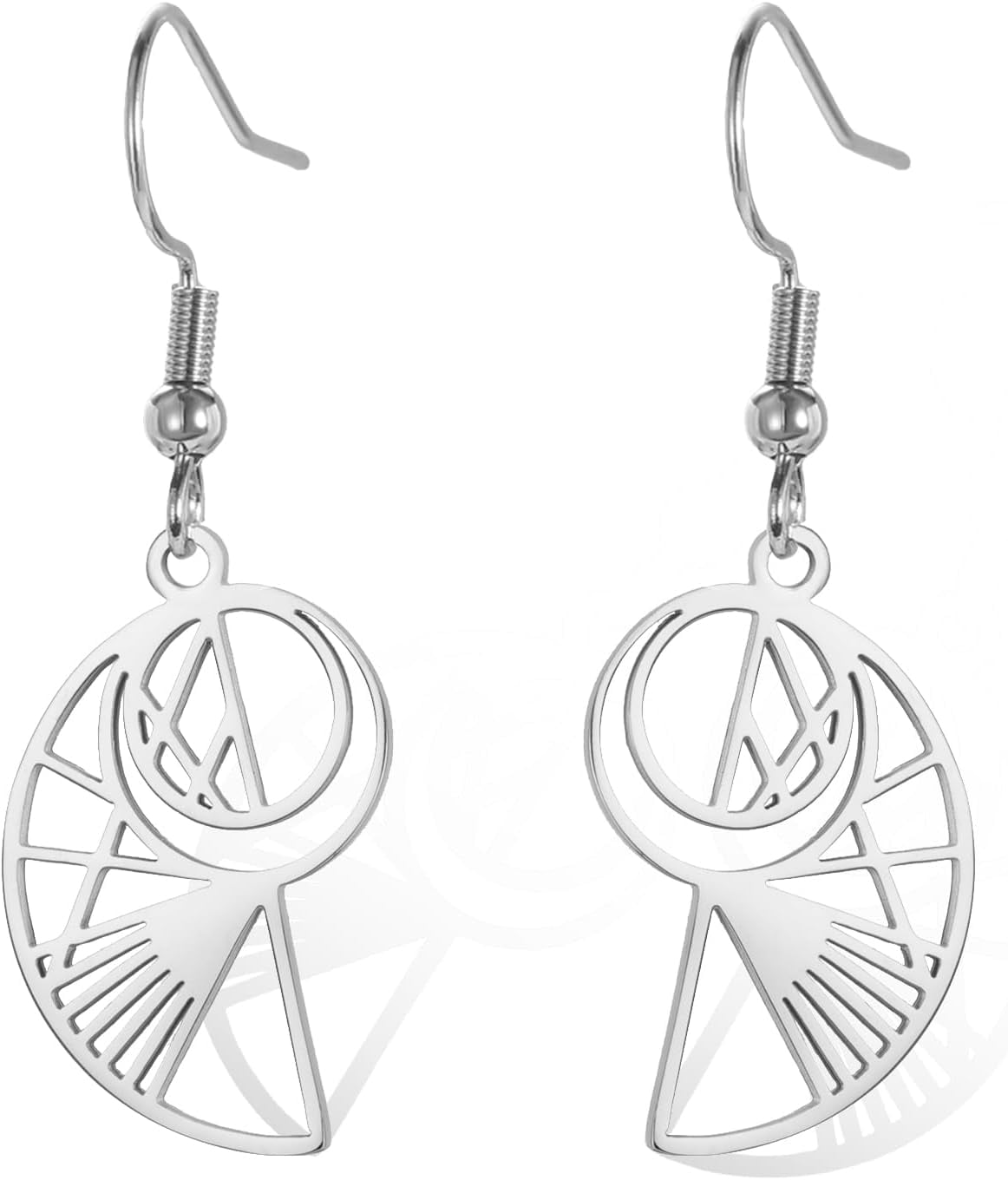Golden Ratio Fibonacci Sequence Earrings – Stainless Steel Math Jewelry For Women & Girls – Perfect Gift For Graduation & Science Lovers