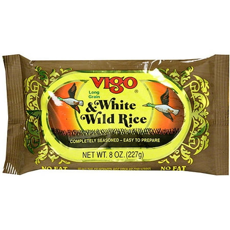 Vigo Long Grain White & Wild Rice, 8 oz (Pack of 12)