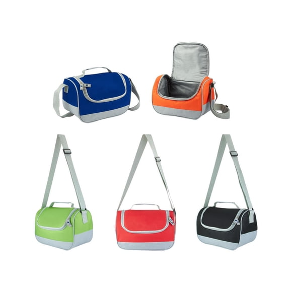 Paquete 20 piezas Lonchera impermeable de mediana capacidad verde 28 x 19 x 15.5