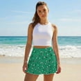 thumbnail image 5 of Xoenoiee Green Golf Club Print Women Golf Skirt Pleated Lightweight Tennis Skort with Pockets Shorts Lightweight Exercise Skirts Plus Size, Size L, 5 of 7