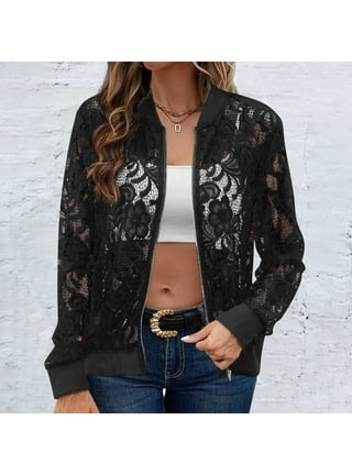 Size Black Lace Jacket