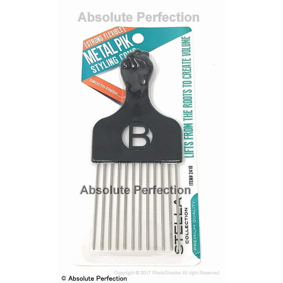 STELLA COLLECTION - Metal Pik Styling Comb