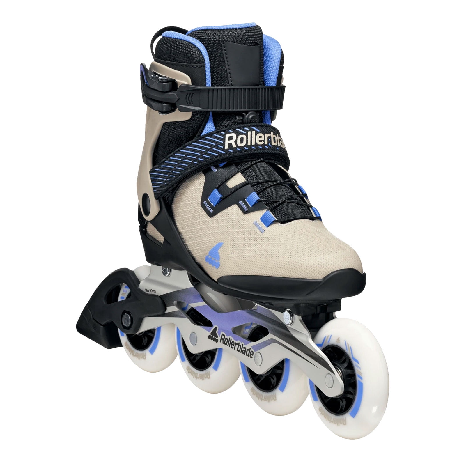 ROLLERBLADE Women's Macroblade 90 W Black/Sand/Cornflower Skates, Size: 9/9.5