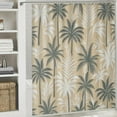 thumbnail image 6 of GOSMITH Palm Tree Retro Summer Decoration Shower Curtain for Bathroom, Multiple Sizes White, 6 of 7