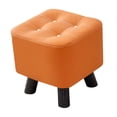 thumbnail image 1 of Thinsony Small Footstool Stable Step Stool Footrest Room for Office Dressing Entryway Orange 28x28x28cm, 1 of 6