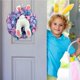 thumbnail image 5 of Billuyoard Adorno de conejito de Pascua Puerta de pared de Pascua Guirnalda colgante Decoración de flores de Pascua para el Festival de primavera Kits de decoración para fiestas No.2 Billuyoard HA045242-02, 5 of 6