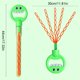 thumbnail image 3 of Cinco Cinco 32 agujeros de burbujas sonrientes de burbujas de agua Bubble Machine Wand (verde), 3 of 7