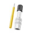 thumbnail image 1 of Bike Fork Schrader Valve Adapter for Mountain Bicycle Cycling Parts Silver, 1 of 9