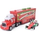 thumbnail image 5 of 2 camiones contenedor Chick Hicks Rayo McQueen, tío, escala 1:55, modelo de metal fundido a presión, juguete de regalo de cumpleaños para niños., 5 of 5